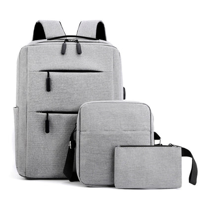 3 in 1 Multipurpose Laptop Backpack | Grey, Blue, Black, Red | Spacious, Unisex, Durable Fabric