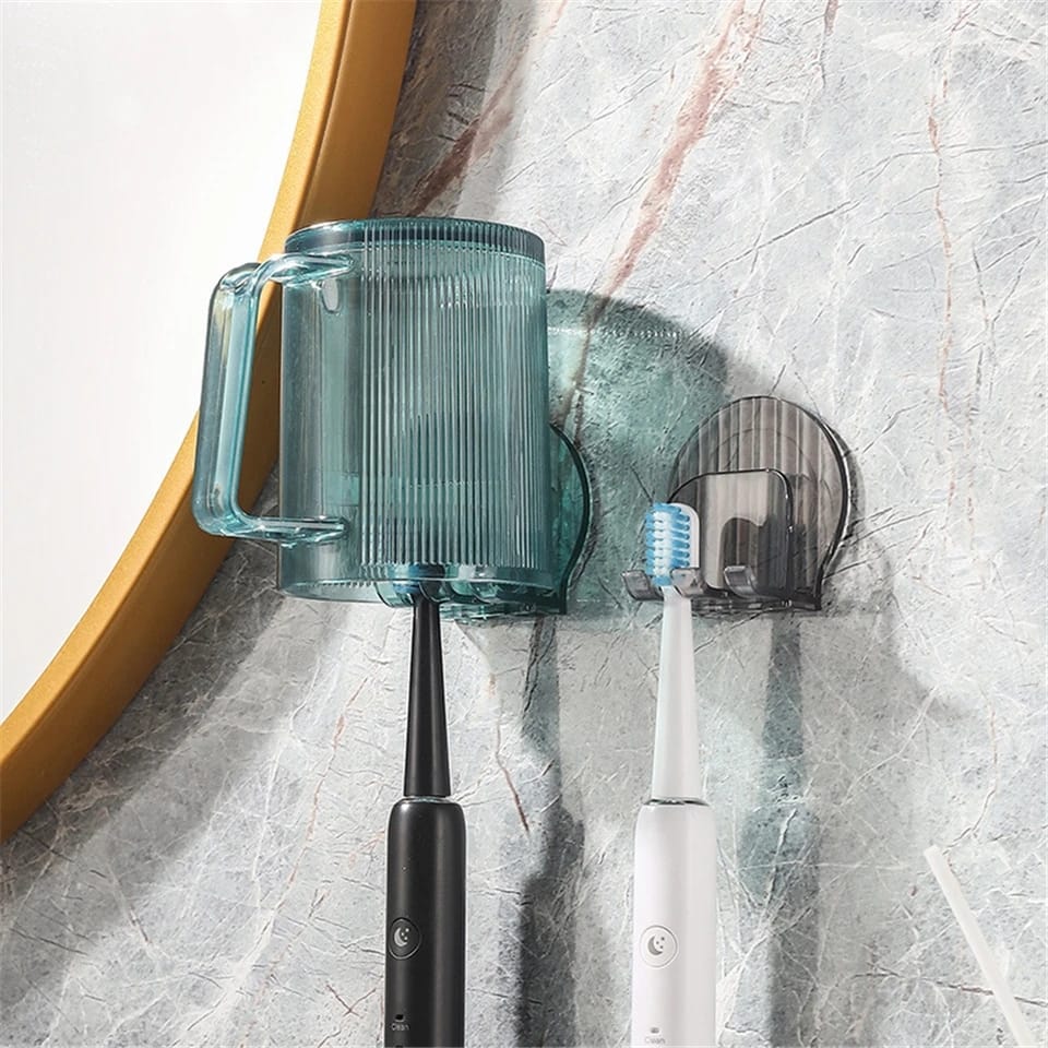 Wall Mounted Acrylic Toothbrush Holder