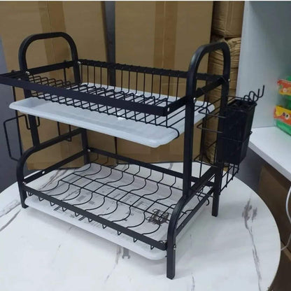 2-Layer Black Dishwasher