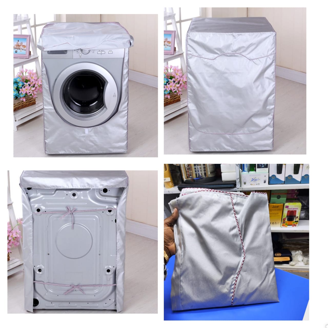 Durable Front Load Washing Machine Cover | Waterproof, Dustproof, and Protective Cover for All-Season Use