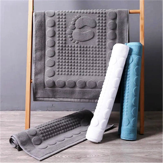 100% Cotton Jacquard Large Luxury Bath Floor Towels| 50 x 80 cm