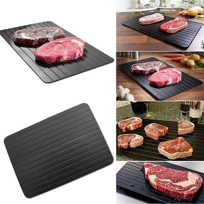 Defrost Tray  Nonstick, Fast Defrosting Kitchen Tool | 35.5cm x 20.5cm | Defrosting Meats, Poultry, Fish, And Vegetables