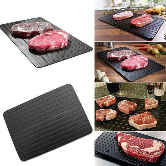 Defrost Tray  Nonstick, Fast Defrosting Kitchen Tool | 35.5cm x 20.5cm | Defrosting Meats, Poultry, Fish, And Vegetables