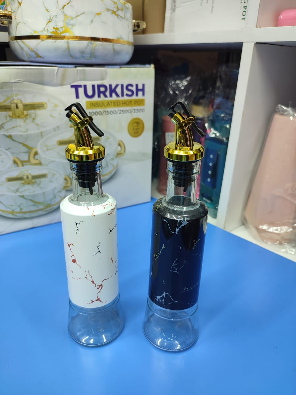 300ml Marble Oil/Vinegar Dispenser