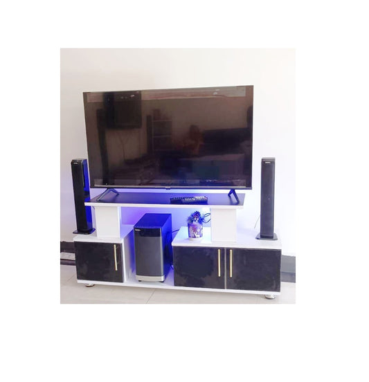 Istanbul 2 TV Stand with LED Light | 120cm x 30cm x 60cm | Modern Design | 120cm x 30cm x 60cm (47.2 x 11.8 x 23.6 inches)