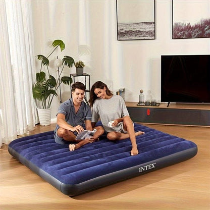 Intex Inflatable Mattress with Free Electric Pump | Camping Mattresses| Electric Mattresses | Camping Beddings