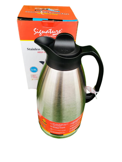 Signature 3.5L Capacity Vacuum Insulated  Stainless Steel | Leak-Proof Designed with Ergonomic Handle