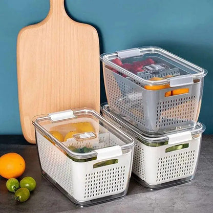 3.5L Refrigerator Freshness Storage Box / Drain Basket