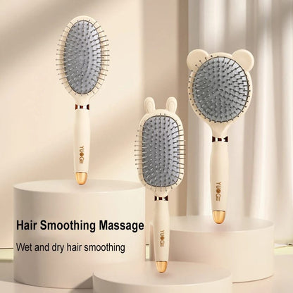 Plastic Cute Anti Static Air Cushion Comb | Gentle Detangling & Head Massage