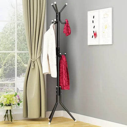 Standing Coat Rack | Metal Design for Organized Clothing Storage | 17.5 x 4.5 cm