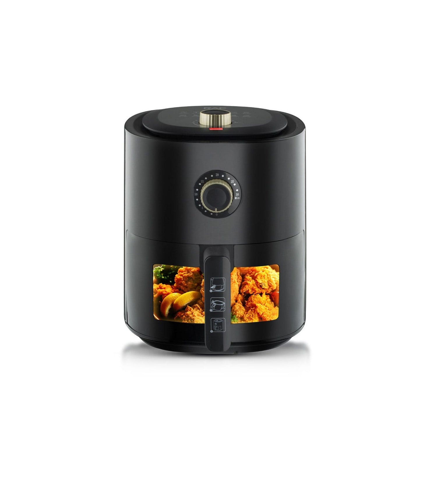 RAF 6L Multifunctional Air Fryer | 1500W Visible Air Fryer Machine with 360° Air Circulation for French Fries & More, Large Capacity Cookware