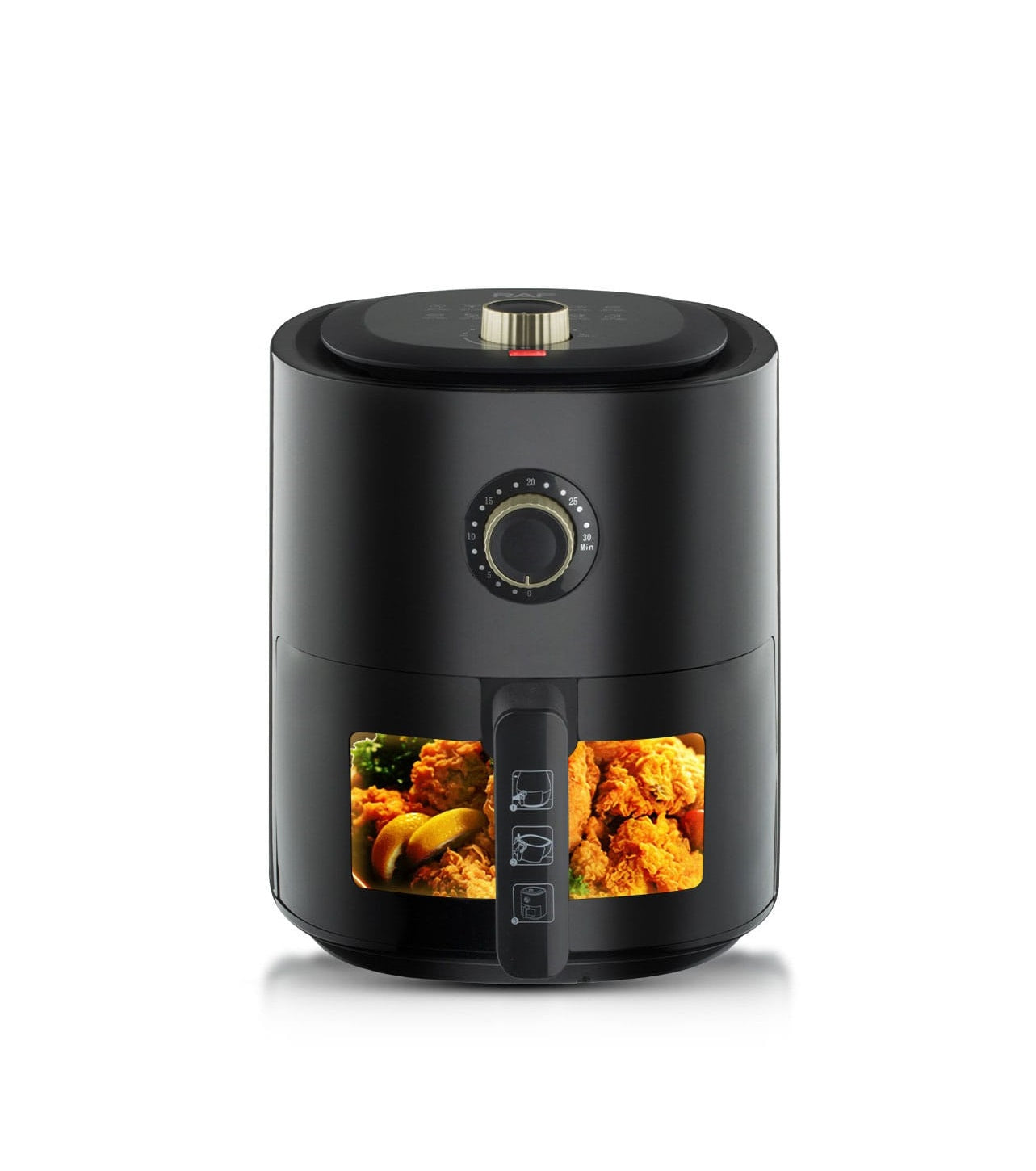 RAF 6L Multifunctional Air Fryer | 1500W Visible Air Fryer Machine with 360° Air Circulation for French Fries & More, Large Capacity Cookware