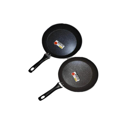 28 cm Nonstick Marble Frying Pan | Scratch Resistant Egg & Pancake Pan | Ergonomic Comfortable Grip Handle | Easy-Clean Kitchen Essential