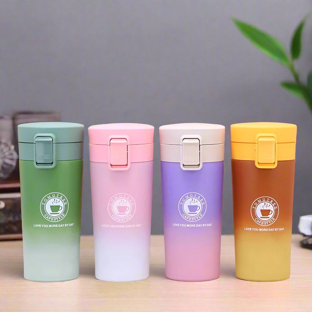 High Quality Coffee Tea Stainless Steel 350ml Portable Travel Mug Vacuum Flask | Leak-proof Stainless Steel Straight Cup