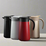 Stainless Steel 800ml Coffee Tea Hot Cold Water Kettle with Heat resistant Handle| Brown | Black | Red | White | Brown