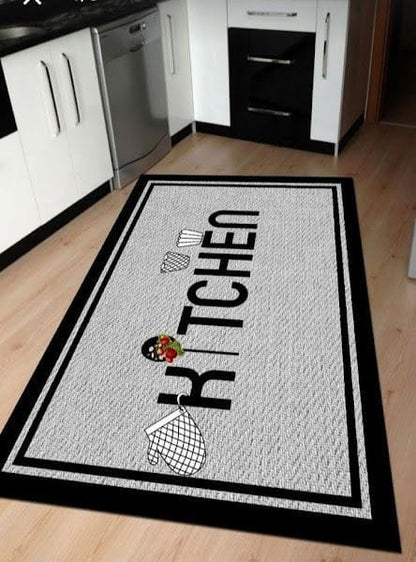 Rubber Kitchen Mats | 2 Piece Set | Multicolors | Durable, Non-Slip, and Easy to Clean