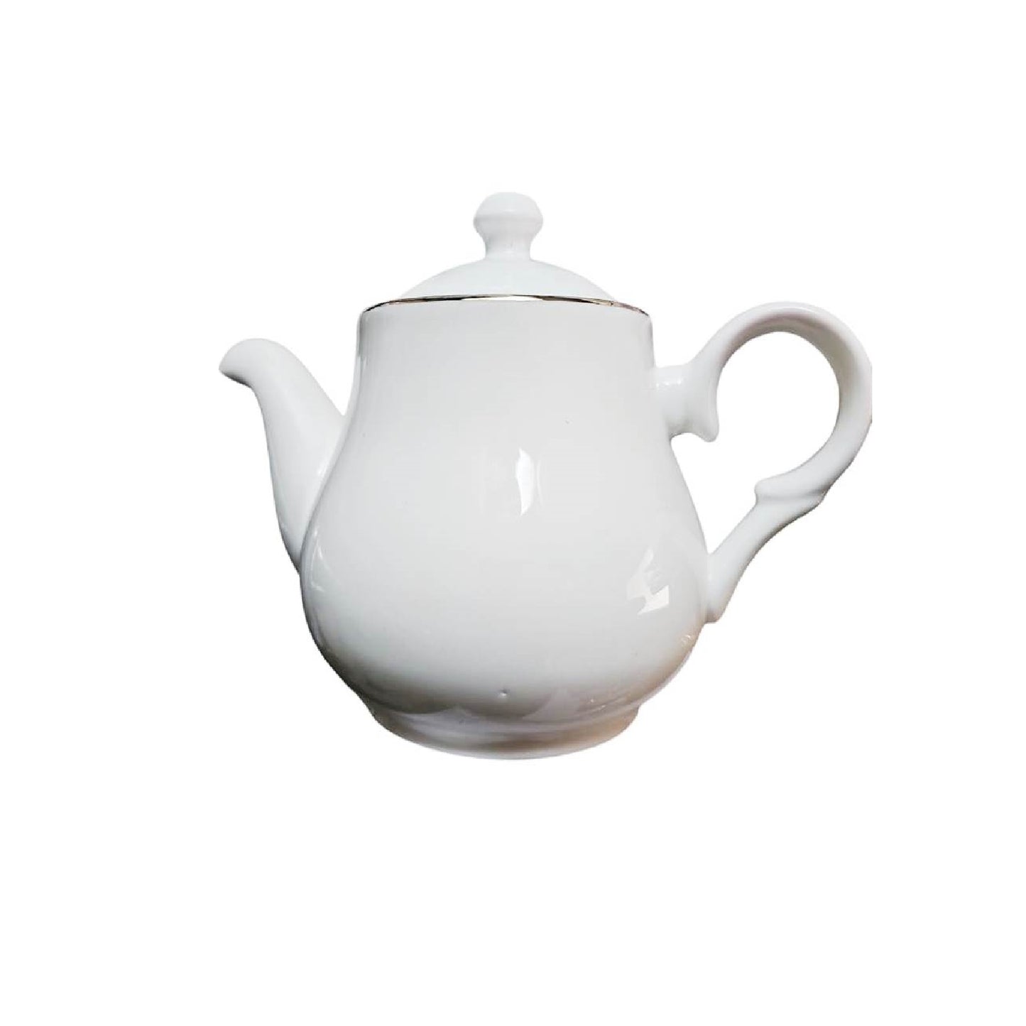 Tea Pot with Gold Ring