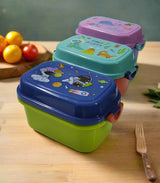 Cartoon Themed Double Layer Lunch Box | BPA Free Rectangular Container for Kids | Microwave Safe