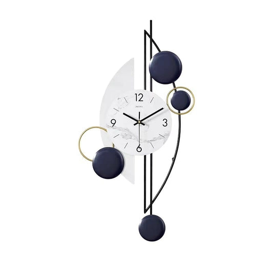 Creative Swingable Wall Clock | Dynamic 72 cm x 40 cm Home Decor Creative Wall Clock Swingable Clock Dynamic Wall Decor Artistic Timepiece Modern Home Clock Unique Wall Clock