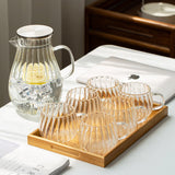 9-piece Stripped/Pumpkin Transparent Teapot/Coffee/Juice/Lemonade Jug Set