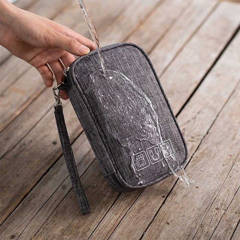 Multipurpose Waterproof Portable Cable Bag Organizer Storage Bag | Travel | Office | Home | Multiple Colors