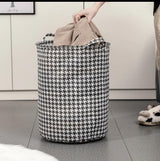 Foldable Laundry Basket & Toy Storage | 43x35cm NonWoven Fabric Organizer | Multipurpose & Space Saving