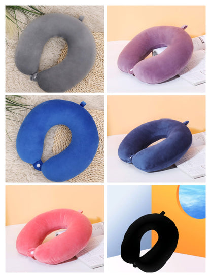 Portable Lightweight U-Shaped Travel Neck Pillows | Comfy & Durable | 100% Memory Foam| Travelling Neck Pillows