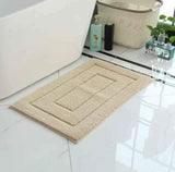 Flocking Anti-Slip Microfiber Door Mats | 50x80cm Bathroom Mats - Multiple Colors