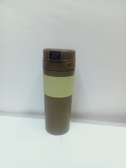 High-Quality Coffee Thermal Cup with LED Temperature Display | 480ml Double-Walled Stainless Steel Tumbler