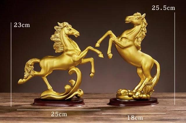 Rearing Horse Gold Decor | Elegant Home Accent - Two Designs Available