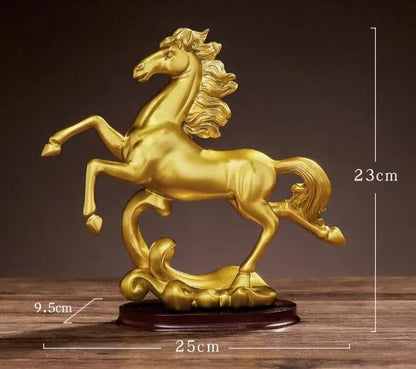 Rearing Horse Gold Decor | Elegant Home Accent - Two Designs Available