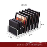 Acrylic Compact Eyeshadow Palette Organizer | 7 Grid Makeup Display Tray Storage Box for Cosmetics & Drawer Organizer