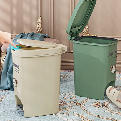 Multipurpose Quality 10-Litres Pedal Push Dustbin | Garbage Can| Ideal for Bathroom, Bedroom, Home, and Outdoor | Office