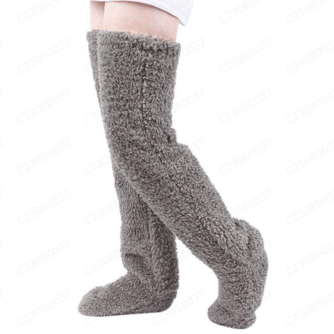 Warm & Cozy Long Winter Thermal Super Insulated Fabric Leg Warmers | Ideal for Outdoor Activities, Lounging at Home