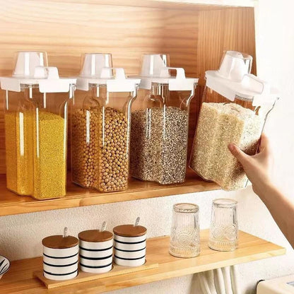 Acrylic Cereal & Laundry Detergent Storage Container – 2300ml Capacity, Durable & Clear Organizer