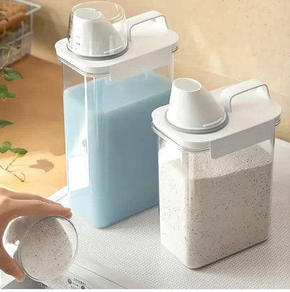 Acrylic Cereal & Laundry Detergent Storage Container – 2300ml Capacity, Durable & Clear Organizer