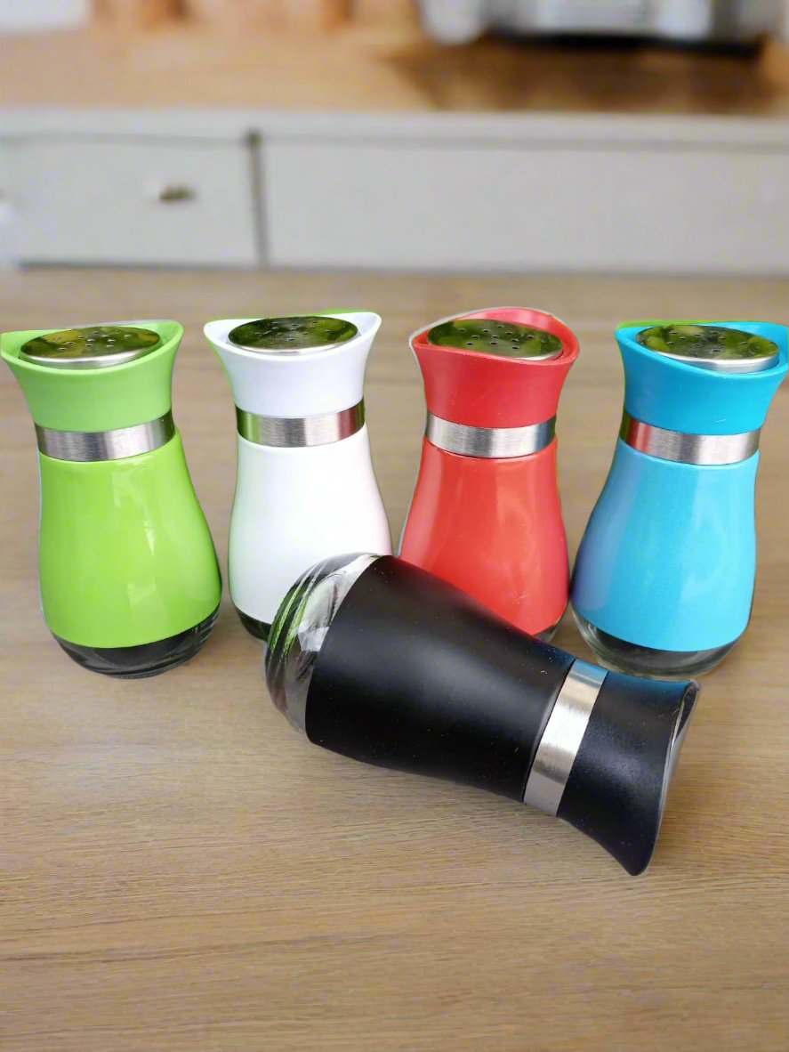 Stainless Steel Salt Shaker | Seasoning Sprinkler Box- Available in Multiple Colors | Kitchen &amp; Dining