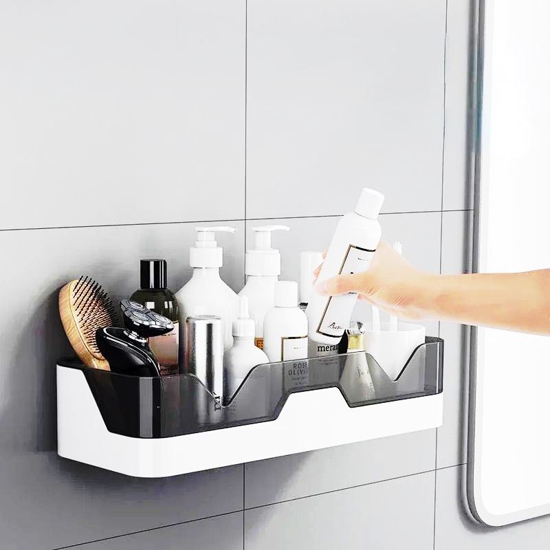 Multifunctional Shower Bathroom Storage Rack | Black Bathroom Shelf Organizer | No Drill Installation |  Showers, Bathrooms