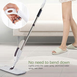 Manual Spray Mop | Microfiber Floor Cleaning Mop | Washable Mop Head for Home Cleaning | Easy-to-Use Floor Cleaner