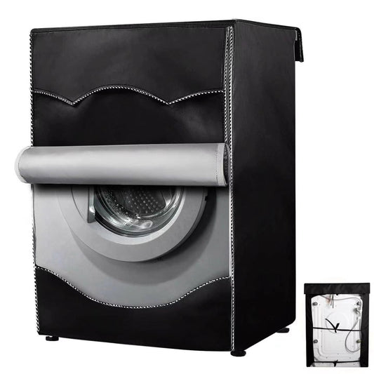 High Quality Black Waterproof Washing Machine Cover | 85cm x 65cm x 60cm | High-quality Oxford Fabric | Dust-proof | Indoor & Outdoor