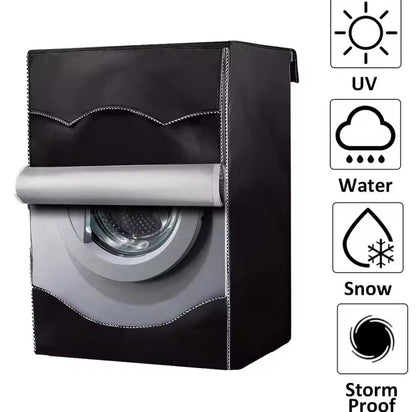 High Quality Black Waterproof Washing Machine Cover | 85cm x 65cm x 60cm | High-quality Oxford Fabric | Dust-proof | Indoor & Outdoor