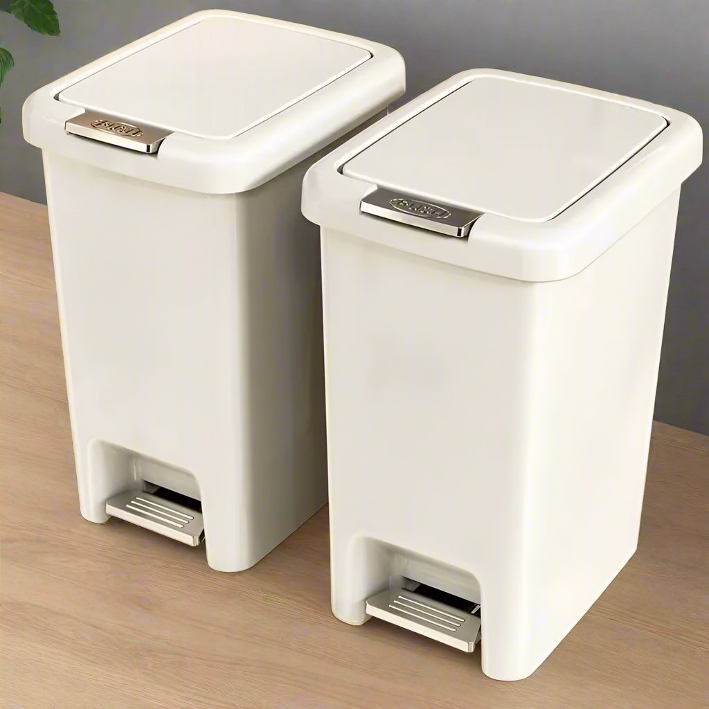 Multipurpose Quality 20 -Litres Pedal Push Dustbin | Garbage Can| Ideal for Bathroom, Bedroom, Home, and Outdoor