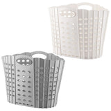 Foldable Dirty Clothes Laundry Basket Plastic Clothes Storage Basket Multifunctional Portable Dirty Clothes Basket