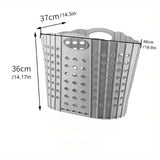 Foldable Dirty Clothes Laundry Basket Plastic Clothes Storage Basket Multifunctional Portable Dirty Clothes Basket