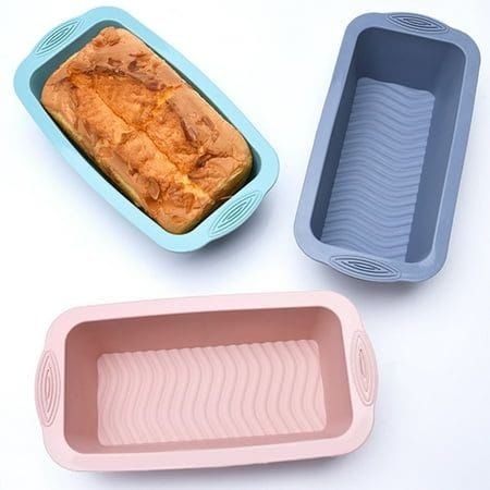 3D 100% Food Grade Silicone Mini Loaf Baking Tins | Bakeware Accessories | Baking & Desserts | Ideal for making Mini Loaves, Sugar, Chocolate, Cake, & Ice cream.