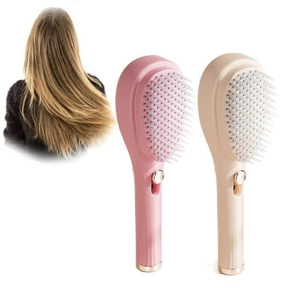 New Design Detangling Comb | Self Cleaning, Antistatic | Available in Beige & Pink