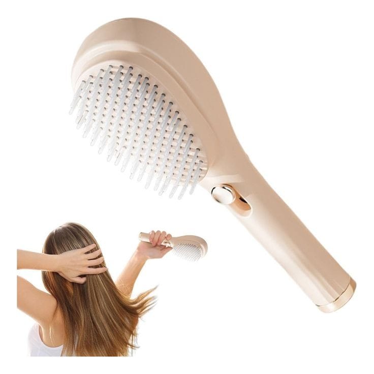 New Design Detangling Comb | Self Cleaning, Antistatic | Available in Beige & Pink