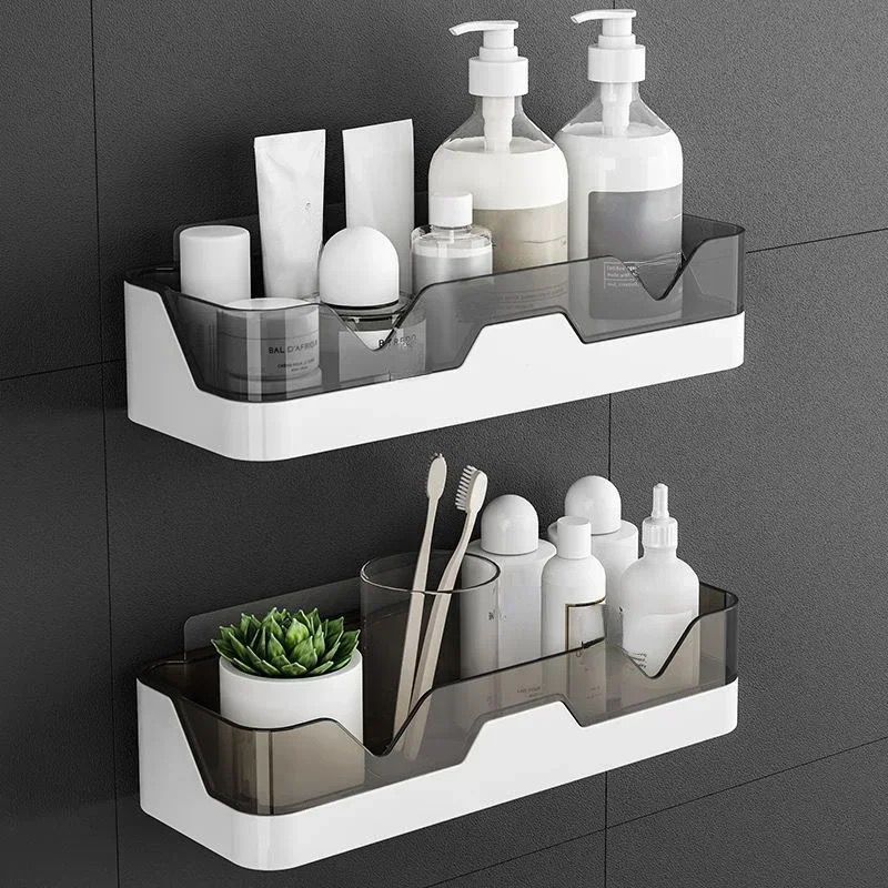 Multifunctional Shower Bathroom Storage Rack | Black Bathroom Shelf Organizer | No Drill Installation |  Showers, Bathrooms