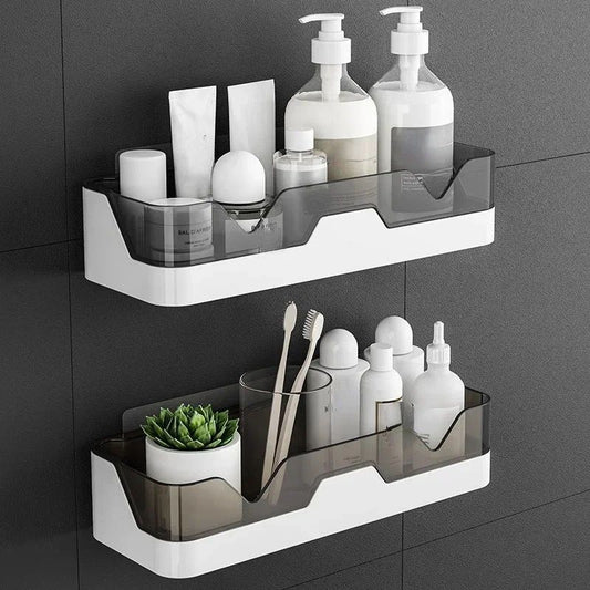 Multifunctional Shower Bathroom Storage Rack | Black Bathroom Shelf Organizer | No Drill Installation |  Showers, Bathrooms