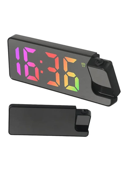 80% Projection LED Digital Alarm Clock | USB Wake Up Clock with FM Radio, Snooze, Humidity & Temperature Display